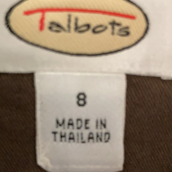Patched Talbots Chocolate Jacket - Picture 10 of 10